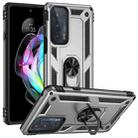 For Motorola Edge 20 Shockproof TPU + PC Phone Case(Silver) - 1