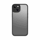 For iPhone 13 ROCK U-shield Skin-like PC+TPU Phone Case(Black) - 1