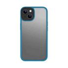 For iPhone 13 ROCK U-shield Skin-like PC+TPU Phone Case(Blue) - 1