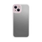 For iPhone 13 ROCK U-shield Skin-like PC+TPU Phone Case(Pink) - 1