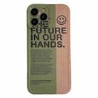 TPU Pattern Shockproof Phone Case For iPhone 13 Pro Max(English Smiling Face) - 1