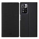 For Xiaomi Redmi Note 11 Pro ViLi DMX Series Shockproof Magnetic Flip Leather Phone Case(Black) - 1