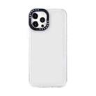 For iPhone 13 mini Black Lens Frame Transparent TPU Phone Case (Transparent) - 1