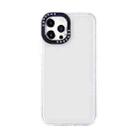 For iPhone 13 Black Lens Frame Transparent TPU Phone Case(Transparent) - 1