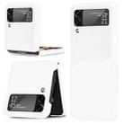 For Samsung Galaxy Z Flip3 5G Plain Texture Phone Case(White) - 1