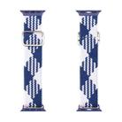 DUX DUCIS Nylon Braided Watch Band Mixture Version For Apple Watch Series 7 45mm / 6&SE&5&4 44mm / 3&2&1 42mm(White Blue) - 1