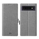 For Google Pixel 6 ViLi K Series Magnetic Buckle Horizontal Flip Leather Phone Case(Grey) - 1