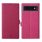 For Google Pixel 6 ViLi K Series Magnetic Buckle Horizontal Flip Leather Phone Case(Rose Red) - 1