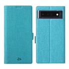 For Google Pixel 6 ViLi K Series Magnetic Buckle Horizontal Flip Leather Phone Case(Blue) - 1