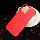 For iPhone 13 Pro Litchi Leather PC Phone Case (Red) - 6