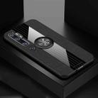 For Xiaomi Mi CC9 Pro XINLI Stitching Cloth Texture TPU Phone Case with Ring Holder(Black) - 1
