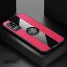 For Xiaomi Civi XINLI Stitching Cloth Texture TPU Phone Case with Ring Holder(Red) - 1