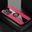 For Xiaomi Mi Mix 4 XINLI Stitching Cloth Texture TPU Phone Case with Ring Holder(Red) - 1