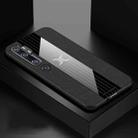 For Xiaomi Mi CC9 Pro XINLI Stitching Cloth Texture TPU Phone Case(Black) - 1