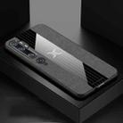 For Xiaomi Mi CC9 Pro XINLI Stitching Cloth Texture TPU Phone Case(Grey) - 1