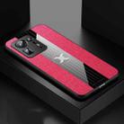 For Xiaomi Mi Mix 4 XINLI Stitching Cloth Texture TPU Phone Case(Red) - 1