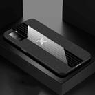 For Xiaomi Poco M3 XINLI Stitching Cloth Texture TPU Phone Case(Black) - 1