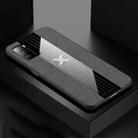 For Xiaomi Poco M3 XINLI Stitching Cloth Texture TPU Phone Case(Grey) - 1