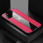 For Xiaomi Poco M3 XINLI Stitching Cloth Texture TPU Phone Case(Red) - 1