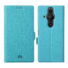 For Sony Xperia Pro-I ViLi K Series Magnetic Buckle Horizontal Flip Leather Phone Case(Blue) - 1