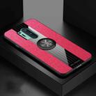 For OnePlus 8 Pro XINLI Stitching Cloth Texture TPU Phone Case with Ring Holder(Red) - 1