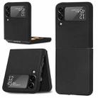 For Samsung Galaxy Z Flip3 5G Cross Texture Phone Case(Black) - 1