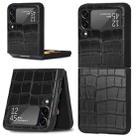 For Samsung Galaxy Z Flip3 5G Bamboo Texture Phone Case(Black) - 1