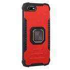 For OPPO A1k Aluminum Alloy + TPU Phone Case with Lanyard(Red) - 2