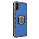 For OPPO Reno5 Aluminum Alloy + TPU Phone Case with Lanyard(Blue) - 2