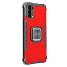 For OPPO Reno5 Aluminum Alloy + TPU Phone Case with Lanyard(Red) - 2