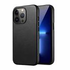 For iPhone 13 Pro Max PU + TPU Magsafe Magnetic + IC Chip Phone Case (Midnight Black) - 1
