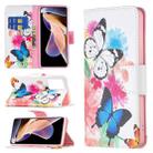 For Xiaomi Redmi Note 11 Pro / 11 Pro+ Colored Drawing Pattern Leather Phone Case(Butterflies) - 1
