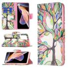 For Xiaomi Redmi Note 11 Pro / 11 Pro+ Colored Drawing Pattern Leather Phone Case(Tree Life) - 1