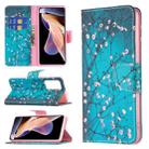 For Xiaomi Redmi Note 11 Pro / 11 Pro+ Colored Drawing Pattern Leather Phone Case(Plum Blossom) - 1