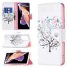 For Xiaomi Redmi Note 11 Pro / 11 Pro+ Colored Drawing Pattern Leather Phone Case(Tree) - 1