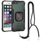 Lanyard Aluminum TPU Case For iPhone 6 & 6s(Green) - 1