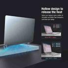 NILLKIN Bolster Plus Sticky Three-speed Adjustable Zinc Alloy Laptop Holder(Silver) - 4