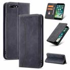 Magnetic Dual-fold Leather Case For iPhone 8 Plus / 7 Plus(Black) - 1