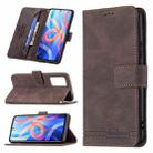 For Xiaomi Redmi Note 11 5G Magnetic Clasp RFID Blocking Anti-Theft Leather Case(Brown) - 1