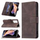 For Xiaomi Redmi Note 11 Pro / 11 Pro+ Magnetic Clasp RFID Blocking Anti-Theft Leather Case(Brown) - 1