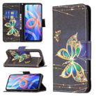 For Xiaomi Redmi Note 11 5G Colored Drawing Leather Phone Case(Big Butterfly) - 1