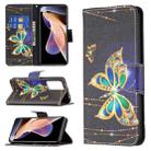 For Xiaomi Redmi Note 11 Pro / 11 Pro+ Colored Drawing Leather Phone Case(Big Butterfly) - 1