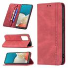 For Samsung Galaxy A53 5G Magnetic RFID Blocking Anti-Theft Leather Phone Case(Red) - 1