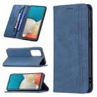 For Samsung Galaxy A53 5G Magnetic RFID Blocking Anti-Theft Leather Phone Case(Blue) - 1