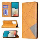 For Samsung Galaxy A53 5G Prismatic Invisible Magnetic Leather Phone Case(Yellow) - 1