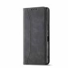 For Sony Xperia XZ3 Magnetic Dual-fold Leather Phone Case(Black) - 2