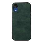 For Samsung Galaxy A03 Core Two-color Lychee Texture Phone Case(Green) - 1