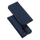 For Xiaomi Redmi Note 8 Pro DUX DUCIS Skin Pro Series Horizontal Flip PU + TPU Leather Case, with Holder & Card Slots(Blue) - 1