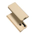 For Xiaomi Redmi Note 8T DUX DUCIS Skin Pro Series Horizontal Flip PU + TPU Leather Case, with Holder & Card Slots(Gold) - 1