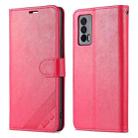 For vivo iQOO Neo5 AZNS Sheepskin Texture Flip Leather Phone Case(Red) - 1